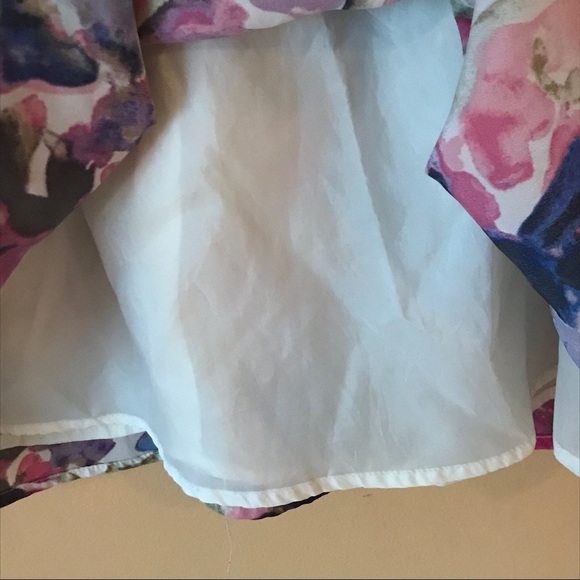 Mimi Chica Cap Sleeve Floral Dress - 1113 - Picture 4 of 7